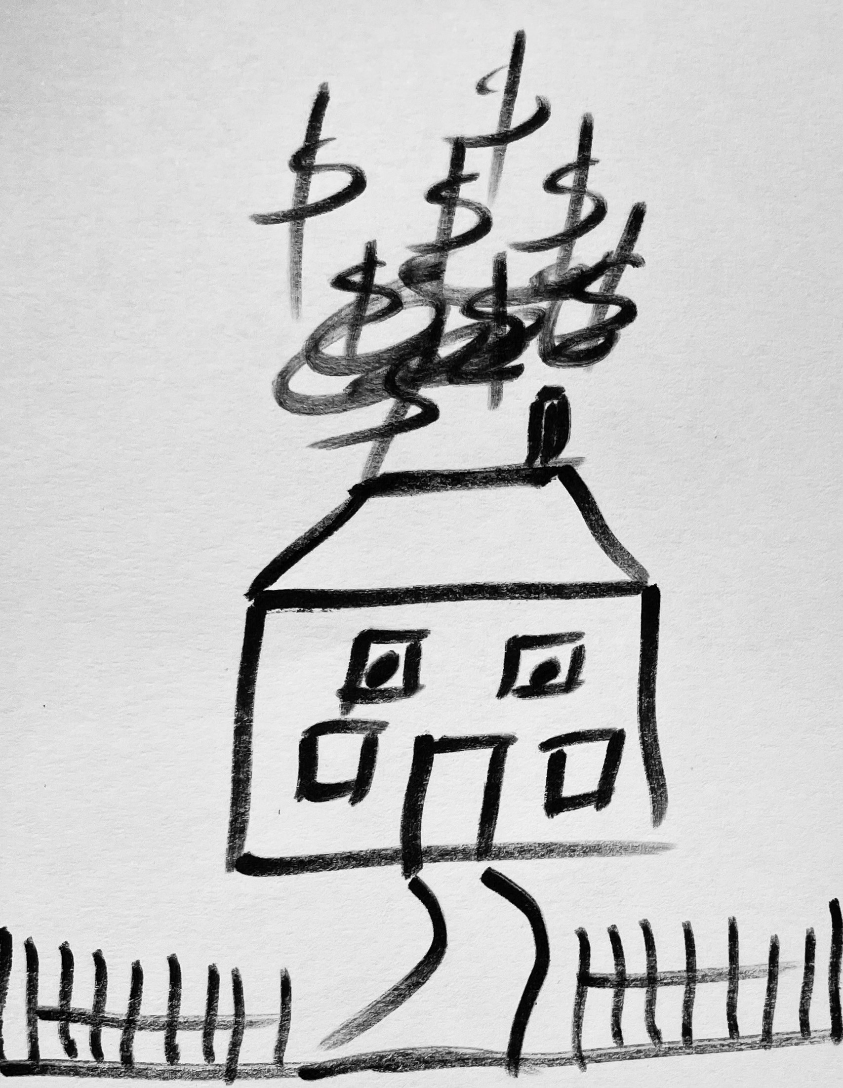 Drawing of house